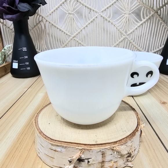 Corning Milkglass Halloween Flat Cups - Picture 7 of 11